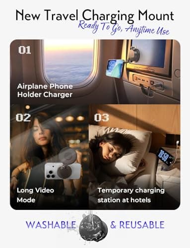 LISEN 15W Magsafe Car Mount Charger，[Lever Lock] Suction Cup Phone Holder, [More Portable＆Flexible] 360° Vacuum Magnetic Car Phone Holder Charger Wireless for iPhone 17 Pro Max Air 16 15 14 13 12 - Image 10