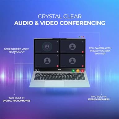 acer Aspire 3 Premium Laptop with Backlit Keyboard | AMD Ryzen 5 7430U CPU | 15.6 FHD IPS Display | 16GB RAM | 256GB PCIe SSD | Wi-Fi 6 | Type-C | Sleek & Portable | Windows 11 Pro - Image 7