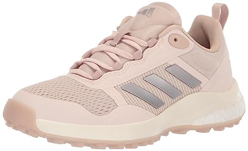 adidas Women's Zoysia Spikeless Golf Shoes, Wonder Taupe/Taupe Metallic/Wonder Quartz, 11 - Image 1