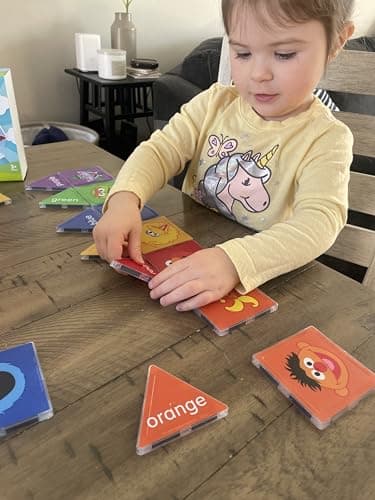 CreateOn “Sesame Street” Toys, Magnetic Kids’ Building Tiles from “Sesame Street” Books, Colors with Elmo Magnet Tiles, Educational Toys for Ages 3+, 17 Pieces - Image 8