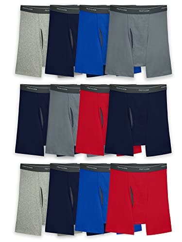 Fruit of the Loom Mens Coolzone Briefs, Moisture Wicking & Breathable, Assorted Color Multipacks Boxer, 12 Pack - Assorted Colors, Large US - Image 1