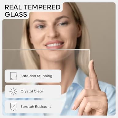 Homeforia 18x24 Poster Frame Wood, High End Natural Oak 18x24 Light Wooden Picture Frame with Mat 16x20, 18 by 24 Frames Matted to 16 x 20 Photo, 24by18 Thin Frames, Tempered Glass, Wall Kit, Set of 1 - Image 6