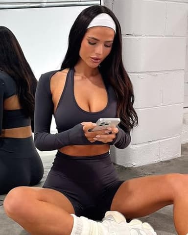 NexiEpoch 2 Pack Biker Shorts for Women - 3"/5"/8" Booty Volleyball High Waisted Black Spandex Shorts for Yoga Dance Workout - Image 2