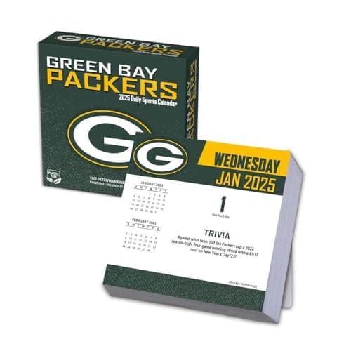 TURNER SPORTS Green Bay Packers 2025 Box Calendar (25998053039) - Image 1