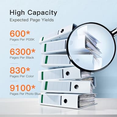 E-Z Ink Compatible TS9120 Ink Cartridge Replacement for Canon PGI-280XXL CLI-281XXL PGI 280XXL CLI 281XXL to use with PIXMA TS8320 TS8220 TS8120 (PGBK, Black, Photo Blue, Cyan, Magenta, Yellow) 6 Pack - Image 2