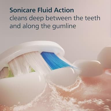 Philips Sonicare W DiamondClean - Genuine Replacement Electric Toothbrush Heads, White, 3 Pack, HX6063/65 - Image 5