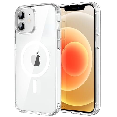 CACOE Magnetic Case for iPhone 12 & iPhone 12 Pro 6.1 inch-Compatible with MagSafe & Magnetic Car Phone Mount,Not Yellowing Anti-Scratch (Clear) - Image 1