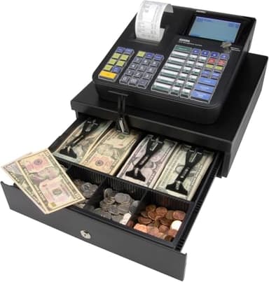 Royal - Electronic Cash Register, 6000ML, Advanced POS System for Businesses, Ideal for Retail & Small Businesses (Black) - Image 7