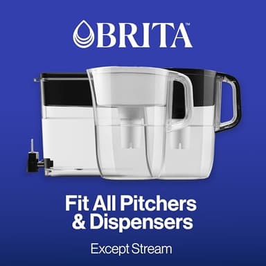Brita Everyday Elite Water Filter Pitcher, Removes 99% of Lead, Includes 1 Filter, 10-Cup Capacity, Blue - Image 13