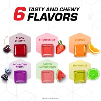 CLIF BLOKS - Energy Chews - Variety Pack - Non-GMO - Plant Based - Fast Fuel for Cycling and Running - Quick Carbohydrates and Electrolytes - 2.12 oz. Packets (12 Count) - Image 2