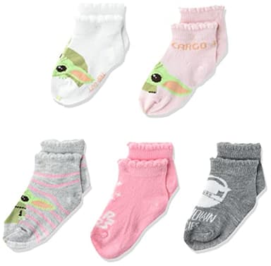STAR WARS Unisex-Baby The Mandalorian 5 Pack Shorty Socks - Image 1