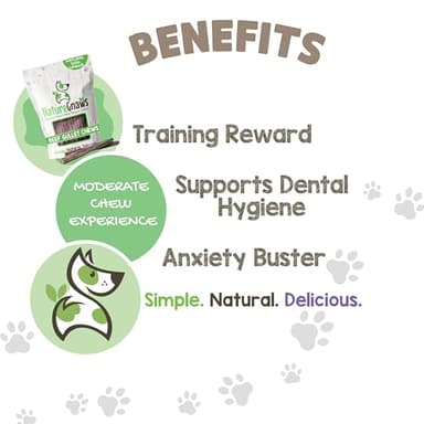 Nature Gnaws Beef Gullet Sticks for Dogs 5-6" (15 Count) - Natural Beef Jerky Stick Dog Chew Treats - Rawhide Free - Image 4