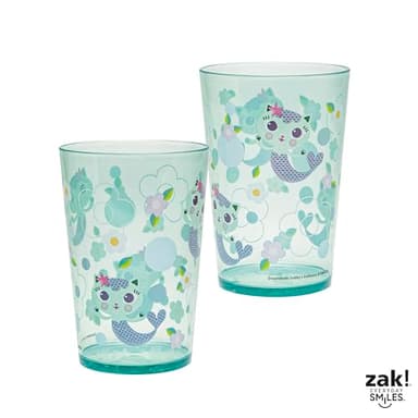 Zak Designs DreamWorks Gabby's Dollhouse Nesting Tumbler Set for At Home, 14.5oz Non-BPA Plastic Cups, 4-Pack (Gabby, Pandy Paws, Cakey Cat, Mercat, Kitty Fairy, Baby Box) - Image 7