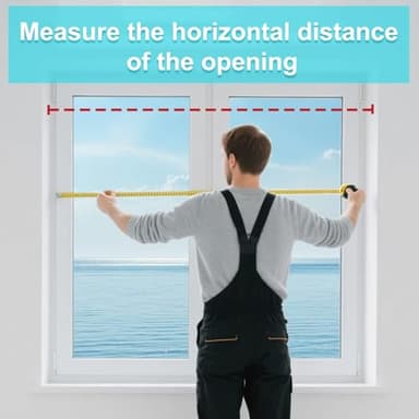 WAOWAO Window Safety Guards for Children Kids Child Toddler Pets Proof Extra Wide White Tension Security Window Guard Gate for Home Fit 36.22"-61.41" Sliding Windows (2 Piece) - Image 2