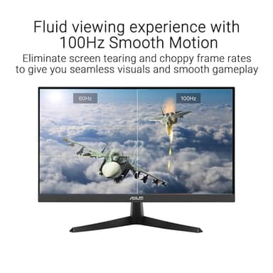 ASUS 22” (21.45" viewable) Eye Care Monitor (VY229HF) - Full HD, IPS, 100Hz, 1ms, SmoothMotion, Adaptive Sync, Eye Care Plus Technology, Blue Light Filter, Flicker Free, Tilt 3 yr Warranty - Image 3