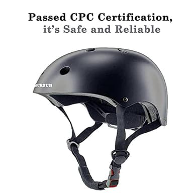 BURSUN Kids Bike Helmet Ventilation & Adjustable Toddler Helmet for Ages 8-14 Kids Boys Girls Multi-Sport Helmet for Bicycle Skate Scooter, 5 Colors - Image 6