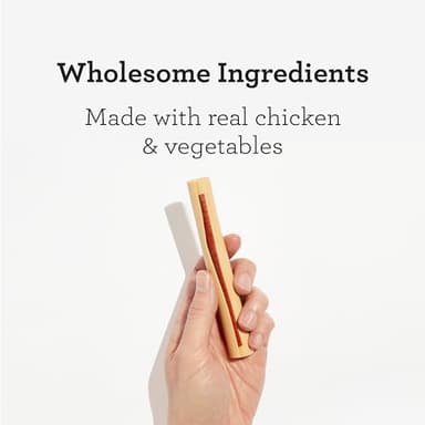 DreamBone DreamSticks, Rawhide Free Dog Chew Sticks Made with Real Chicken and Vegetables, 9 Sticks - Image 3