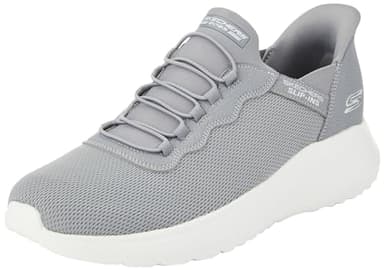Skechers Men's Hands Free Slip-ins Bobs Squad Chaos-Daily Hype Sneaker, Grey, 10 - Image 1