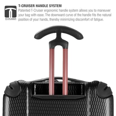 Traveler's Choice Maxporter II Hardside Spinner, TSA Lock, Black, 30" Trunk Luggage - Image 6