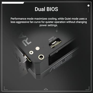 ASUS Dual Radeon™ RX 9060 XT 8GB GDDR6 Graphics Card (PCIe 5.0, HDMI 2.1b, DisplayPort 2.1a, 2.5-Slot Design, Axial-tech Fan Design, 0dB Technology, and More) - Image 5