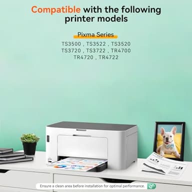 InkID Printer Ink PG-275XL Compatible for Canon PG-275 Black Ink Cartridge 275 XL Work for Canon Pixma TR4720 TS3720 TS3522 TS3520 TS3722 TS3500 TR4722 TR4723 TR4700 Printer (2 Pack) - Image 2