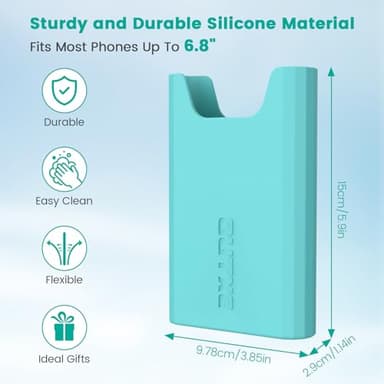 OUTXE Silicone Phone Holder for Bogg Bag, Phone Case Holder Charms Accessory Compatible with All Bogg Bags, Cell Phones Holders for Boggs Bag, Phones Insert Attachment for Simple Modern - Image 5