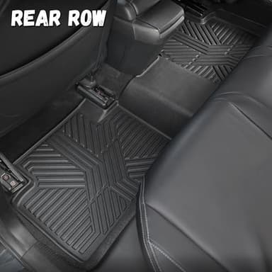PARTZER Floor Mats for Honda Civic 2016-2021 Coupe/Sedan/Type R/Insight, Honda Civic 2017-2021 Hatchback, All Weather TPE Protection Floor Liners Accessories, 1st & 2nd Row - Image 5