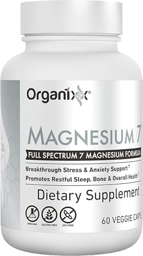 Organixx Magnesium Glycinate Supplement for Support Sleep, Muscle & Heart Health, 7 Type Magnesium Complex with Vitamin B6, Manganese Citrate, Gluten Free, Vegan, Non GMO, High Absorption, 60 Capsules - Image 6