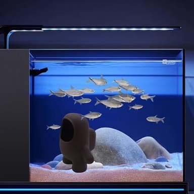 AnRui Cute Fish Tank Decor Ceramic Aquarium Accessories Hideout Cave Decorations Ornaments for Small Betta Amano Shrimp Cichlid Bonsai to Play, Hide and Rest - Image 7