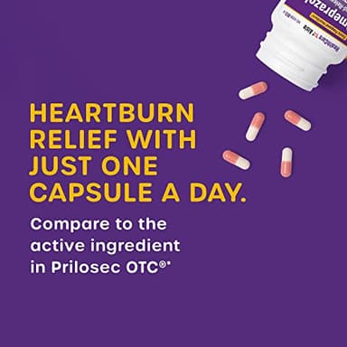 HealthCareAisle Omeprazole 20 mg, 42 Delayed-Release Capsules - Acid Reducer, Treats Frequent Heartburn, 42 Count (Pack of 1) - Image 2