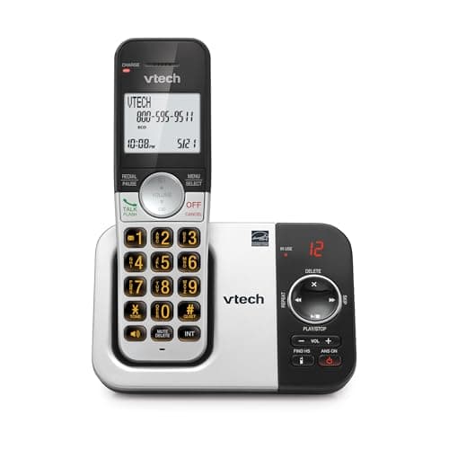 VTech VG232 Cordless Phone with Answering Machine - with Large Display Full-Duplex Speakerphone Caller ID/Call Waiting Last 10 Number Redial - Image 1