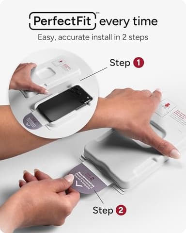 ZAGG Privacy XTR Screen Protector for iPhone 17 Pro Max - 4-Way Privacy Full-Screen Filter, 5X Stronger, Fingerprint-Resistant Tempered Glass, Smooth Feel, Easy Two-Step Installation - Image 5