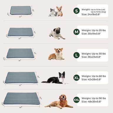 BALANCE Dog Crate Pad, Dog Foam Crate Mat Kennel Pad, Washable Water-Resistant Pet Bed Flat Dogs Cage Mat for XX-Large Dogs - Image 9