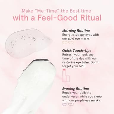 grace & stella Under Eye Brightener Balm Stick - Travel Size Toiletries - Retinol & Caffeine Eye Cream for Dark Circles, Puffiness, Wrinkles - Restore and Hydrate - Vegan Skincare (0.13oz / 3.5g) - Image 8