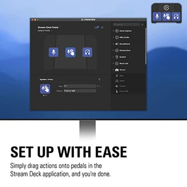 Elgato Stream Deck Pedal – Hands-Free Studio Controller, 3 Macro footswitches, Trigger Actions in apps and Software Like OBS, Twitch, YouTube and More, Works with Mac and PC - Image 7