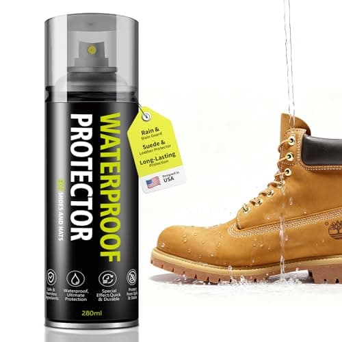 MOYAMUTU Shoe Protector Spray: Rain Stain Dirt Waterproof Shoe Spray, Nano Protection for Sneaker Suede Leather Boot Hat(280ML)