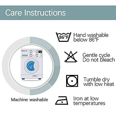 BGment White Blackout Curtains for Bedroom 63 Inch Long - Thermal Insulated Black Out Curtains Room Darkening Soundproof Rod Pocket Window Curtains for Living Room, Each Drape Panel 52 Inch Wide - Image 8