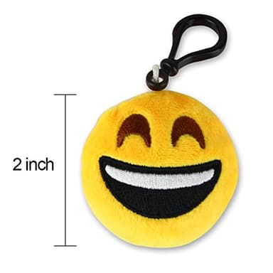 Dreampark Emoticon Keychain Mini Cute Plush Pillows, Party Favors for Kids Valentine's Day Gifts / Birthday Party Supplies, Easter Basket Stuffers Egg Fillers Carnival Prizes Toys for Kids (64 Pack) - Image 4