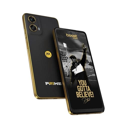 Motorola Moto G 5G (2024, XT2417‑1) 128 GB 4 GB RAM Boost Locked 6.6″ 120 Hz HD+ Display 50 MP Dual Camera 5,000 mAh Battery Black+Gold Sim Card not Included(Renewed)