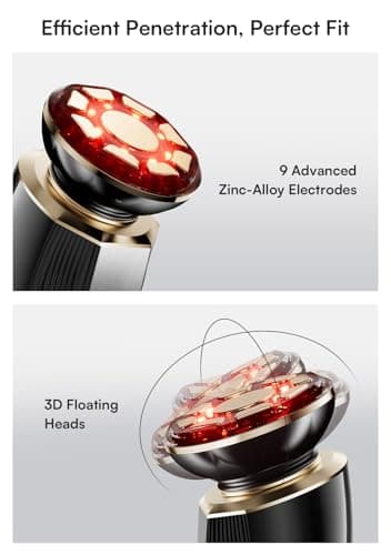 INIA 3-in-1 Red Light Therapy for Face and Neck, Skin Tightening Device True Beauty Glow Facial Massager for Skin Care, Effective Wrinkle Reduction Anti-Aging with Lifting, Tightening, Infusing - Image 7