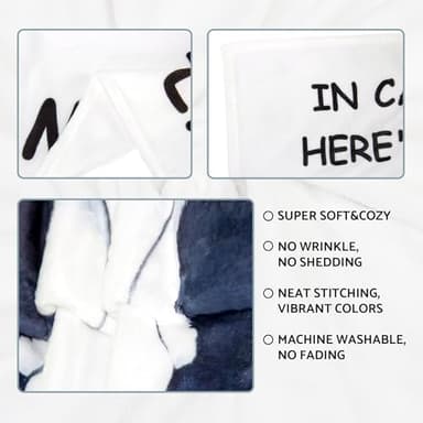 FTEFueie Gifts for Her Him, Wedding Anniversary Blanket, Mothers Day for Wife, Romantic I Love You Gift, Birthday Gift for Boyfriend Girlfriend, Wedding Gifts for Couple Wife Husband 60'' x 50'' - Image 7