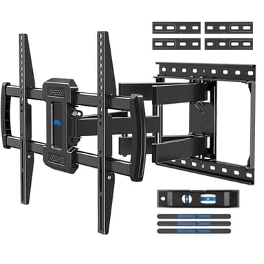 Mounting Dream TV Wall Mounts Bracket for Most 42-84 Inch TVs, UL Listed Premium TV Mount Full Motion with Articulating Arms, Max VESA 600x400mm and 100LBS, Fits 16", 18", 24" Studs, MD2296-24K - Image 1