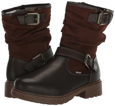 MUK LUKS Women's Scarlett Sabrina Fashion Boot, Brown, 7 - Image 7