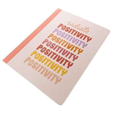 Graphique Positivity Dotted Grid Notebook | 120 Pages for Writing | Premium Paper | Journal | Diary | Lists | Project Planner | Notepad | Bookbinding Tape Edge | 7.5” x 9.75” - Image 4