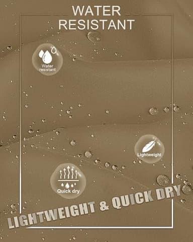 33,000ft Men's Golf Pants Slim Fit with 5 Pockets Stretch Quick Dry Lightweight UPF 50+ Work Dress Pants - Image 2