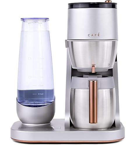 Café Specialty Grind and Brew Coffee Maker, Single-Serve Option, 10-Cup Thermal Carafe, WiFi Enabled Technology, Smart Home Kitchen Essentials, Barista-Quality Brew, Stainless Steel (Renewed) - Image 1