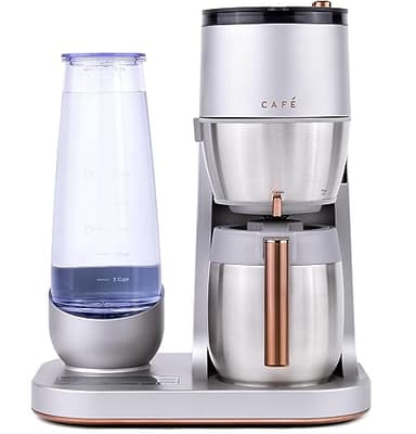 Café Specialty Grind and Brew Coffee Maker, Single-Serve Option, 10-Cup Thermal Carafe, WiFi Enabled Technology, Smart Home Kitchen Essentials, Barista-Quality Brew, Stainless Steel (Renewed) - Image 1