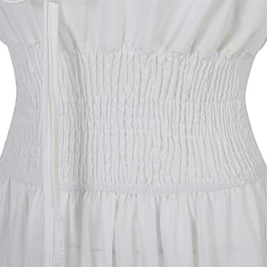 Zhitunemi Renaissance Costume Women Dress: Halloween Costumes Woman 2025 Renaissance Dresses - Halloween Party Theme Events White 2XL - Image 8