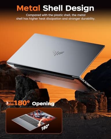 KAIGERR 2025 Gaming Laptop, 16.0inch Laptop Computer with AMD Ryzen 7 5825U(8C/16T, Up to 4.5GHz), 16GB RAM 512GB NVMe SSD Windows 11 Laptop, Radeon RX Vega 8 Graphics,WiFi 6, Backlit KB - Image 7