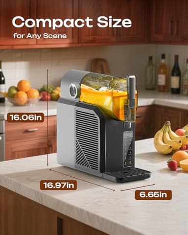GreenEver Slushie Machine for Home: 15-60 Minutes Slushy Machine, Frozen Drink and Slushie Maker with 7 Preset Programs, 4 Hours Freshness, Slush, Milkshakes, Frozen Margaritas, Frappés, and More - Image 7